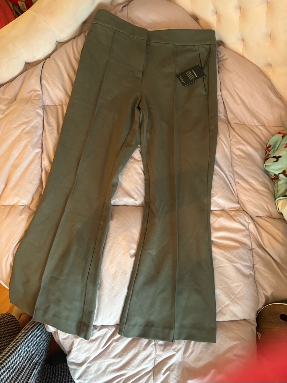 NWT LOFT Women's Olive Flare Pants